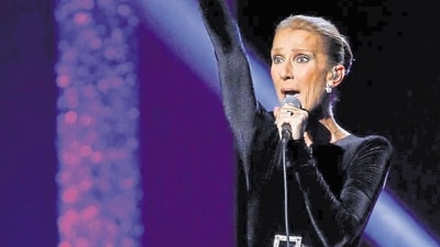 Singer Celine Dion performing at the Shrine Auditorium in Los Angeles, California, US in January 2019. (Reuters File Photo)