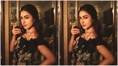On Friday, Sara gave her fans a sweet surprise as the actress took to Instagram and uploaded a series of glam pictures accompanied by the caption "Admired yet inspired, Inspired thus Admired". Her post quickly went viral on social media, garnering more than 200k likes and several comments from her adoring fans. (Instagram/@saraalikhan95) On Friday, Sara gave her fans a sweet surprise as the actress took to Instagram and uploaded a series of glam pictures accompanied by the caption "Admired yet inspired, Inspired thus Admired". Her post quickly went viral on social media, garnering more than 200k likes and several comments from her adoring fans. (Instagram/@saraalikhan95)