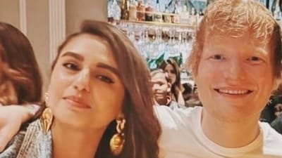 Huma Qureshi shares picture with Ed Sheeran Huma Qureshi shares picture with Ed Sheeran