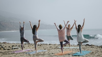 5. Enhancing Lung Flexibility: Certain yoga poses involve stretching and expanding the chest and ribcage, which can enhance lung flexibility and capacity. Poses like Camel Pose (Ustrasana), Bow Pose (Dhanurasana), and Cow Pose (Bitilasana) encourage deep inhalation and full expansion of the lungs. (Unsplash) 5. Enhancing Lung Flexibility: Certain yoga poses involve stretching and expanding the chest and ribcage, which can enhance lung flexibility and capacity. Poses like Camel Pose (Ustrasana), Bow Pose (Dhanurasana), and Cow Pose (Bitilasana) encourage deep inhalation and full expansion of the lungs. (Unsplash)