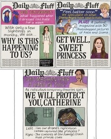 "Washington Post mocks the British Media’s sycophancy and royal propaganda as it takes aim at The Daily Mail. Branding it “Daily Fluff”. AFP compares it to North Korea." (X / @ChrisBaronSmit1) "Washington Post mocks the British Media’s sycophancy and royal propaganda as it takes aim at The Daily Mail. Branding it “Daily Fluff”. AFP compares it to North Korea." (X / @ChrisBaronSmit1)