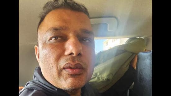 Amandeep Kamboj, also known as Aman Skoda, a notorious fugitive with 33 criminal cases against him, was sent to five-day police remand by a court in Fazilka on Saturday. (HT File)