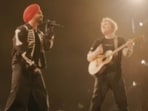 Diljit Dosanjh and Ed Sheeran performed in Mumbai. Diljit Dosanjh and Ed Sheeran performed in Mumbai.