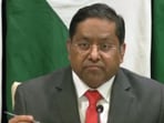 External affairs ministry spokesperson Randhir Jaiswal.