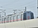 A view of Delhi Metro A view of Delhi Metro