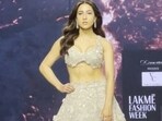 Sara Ali Khan walked the ramp at an event in Mumbai. Sara Ali Khan walked the ramp at an event in Mumbai.