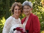 Australia's Foreign Minister Penny Wong, the country's first openly gay female parliamentarian