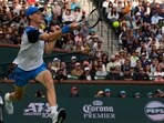 Jannik Sinner produces a sensational moment in the Indian Wells semi-final against Carlos Alcaraz.
