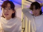 BTS' Jungkook tied his hair after being called 'jungsoonie' during live session. BTS' Jungkook tied his hair after being called 'jungsoonie' during live session.