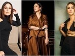 Kareena Kapoor, Tabu and Kriti Sanon chose sizzling looks for The Crew trailer launch. Kareena Kapoor, Tabu and Kriti Sanon chose sizzling looks for The Crew trailer launch.
