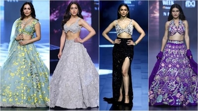 Day 4 of the Lakme Fashion Week, organised by the Fashion Design Council of India, was a star-studded affair as beloved Bollywood celebrities graced the runway. Popular designers such as Siddartha Tytler, Ritika Mirchandani, Varun Chakkilam, Arvind Ampula, Gauri & Nainika, Shantnu & Nikhil and many more showcased exquisite collections that are sure to redefine fashion trends in the days to come. Let's see who wore what and get some style inspiration. (Instagram/@lakmefashionwk) Day 4 of the Lakme Fashion Week, organised by the Fashion Design Council of India, was a star-studded affair as beloved Bollywood celebrities graced the runway. Popular designers such as Siddartha Tytler, Ritika Mirchandani, Varun Chakkilam, Arvind Ampula, Gauri & Nainika, Shantnu & Nikhil and many more showcased exquisite collections that are sure to redefine fashion trends in the days to come. Let's see who wore what and get some style inspiration. (Instagram/@lakmefashionwk)