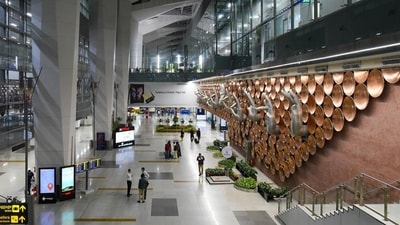 Passengers at Terminal 3 of the New Delhi airport. (Hindustan Times) Passengers at Terminal 3 of the New Delhi airport. (Hindustan Times)