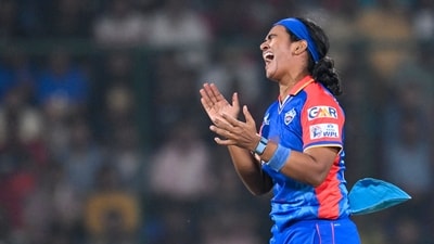 Meanwhile, Shikha Pandey and Minnu Mani took a wicket each for RCB. (AFP) Meanwhile, Shikha Pandey and Minnu Mani took a wicket each for RCB. (AFP)