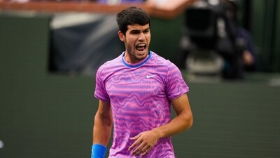Carlos Alcaraz beat Jannik Sinner in the Indian Wells ATP Masters Carlos Alcaraz beat Jannik Sinner in the Indian Wells ATP Masters