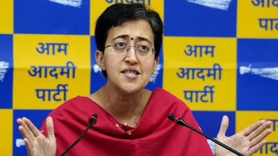Delhi water minister and AAP leader Atishi. (PTI) Delhi water minister and AAP leader Atishi. (PTI)