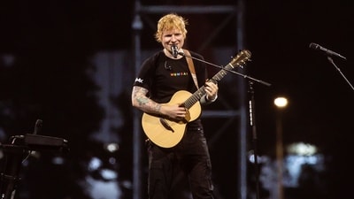 Ed Sheeran enthralls the audience with his performance at Mahalaxmi Racecourse, Mumbai