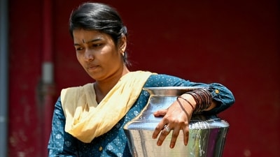 The water crisis in Bangalore is more severe on the outskirts of the city (AFP) The water crisis in Bangalore is more severe on the outskirts of the city (AFP)