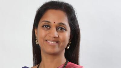 MP Sule from Baramati participated in 250 debates during the 17th Lok Sabha which is the highest among all. (HT FILE)