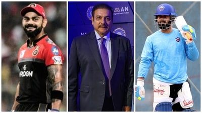Ravi Shastri issued a warning to Rishabh Pant and Virat Kohli when DC met RCB in the WPL 2024 final (PTI-AP) Ravi Shastri issued a warning to Rishabh Pant and Virat Kohli when DC met RCB in the WPL 2024 final (PTI-AP)