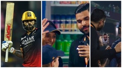Here's how Virat Kohli reached out to Smriti Mandhana after RCB ended their title drought (Getty Images-Jio Cinema) Here's how Virat Kohli reached out to Smriti Mandhana after RCB ended their title drought (Getty Images-Jio Cinema)