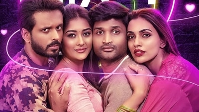 Mix Up review: Aadarsh, Pooja, Kamal, Akshara in a still from the film Mix Up review: Aadarsh, Pooja, Kamal, Akshara in a still from the film