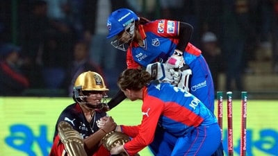Leaving Ellyse Perry inconsolable and Smriti Mandhana gutted, Jess Jonassen ran out Richa Ghosh on the final ball to set DC's thrilling one-run win over RCB (PTI) Leaving Ellyse Perry inconsolable and Smriti Mandhana gutted, Jess Jonassen ran out Richa Ghosh on the final ball to set DC's thrilling one-run win over RCB (PTI)
