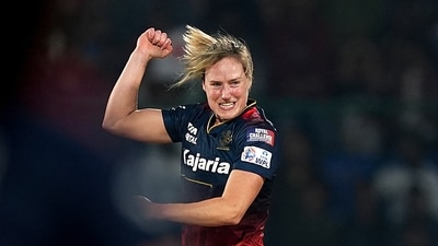Australian all-rounder Ellyse Perry registered the best-ever bowling figures in the history of the Women’s Premier League against Mumbai Indians. The RCB star bagged 6 wickets for 15 runs. (PTI) Australian all-rounder Ellyse Perry registered the best-ever bowling figures in the history of the Women’s Premier League against Mumbai Indians. The RCB star bagged 6 wickets for 15 runs. (PTI)