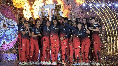 Royal Challengers Bangalore defeated Delhi Capitals by eight wickets to clinch their maiden title at the WPL 2024 final, in New Delhi. (PTI) Royal Challengers Bangalore defeated Delhi Capitals by eight wickets to clinch their maiden title at the WPL 2024 final, in New Delhi. (PTI)