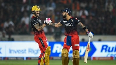 Faf du Plessis and Virat Kohli topped the batting charts for RCB in IPL 2023 (PTI) Faf du Plessis and Virat Kohli topped the batting charts for RCB in IPL 2023 (PTI)