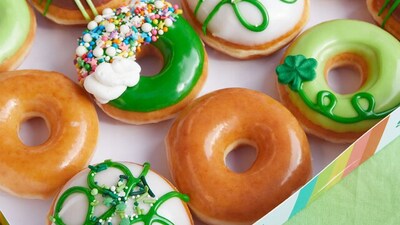 Krispy Kreme is offering free donuts in honour of St. Patrick's Day (Krispy Kreme/ X, formerly Twitter) Krispy Kreme is offering free donuts in honour of St. Patrick's Day (Krispy Kreme/ X, formerly Twitter)