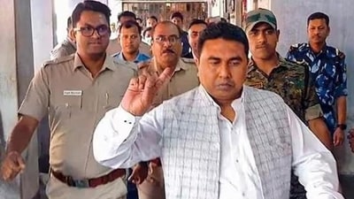 Sheikh Shahjahan, who is alleged to have masterminded the attack on ED officials in Sandeshkhali on January 5, was arrested by the West Bengal police on February 29. (File)