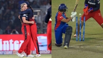 Sophie Molineux picked up three wickets in one over against DC in WPL 2024 final Sophie Molineux picked up three wickets in one over against DC in WPL 2024 final