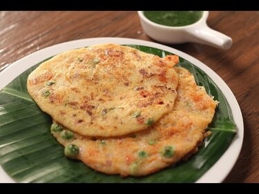 Rawa Vegetable Pancake recipe (Chef Sanjeev Kapoor) Rawa Vegetable Pancake recipe (Chef Sanjeev Kapoor)