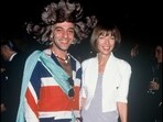 This image provided by MUBI shows fashion designer John Galliano, left, and Vogue Editor-in-Chief, Anna Wintour, from the documentary film “High & Low --John Galliano,". 
