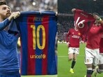 Amad Diallo replicated Lionel Messi's old celebration. Amad Diallo replicated Lionel Messi's old celebration.