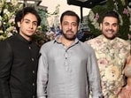 Salman Khan with Arhaan Khan at Arbaaz Khan's wedding in December 2023. (File Photo)