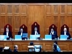 A five-judge Constitution bench was hearing a batch of petitions A five-judge Constitution bench was hearing a batch of petitions