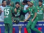 Mushfiqur Rahim mocks Sri Lanka with his celebration. Mushfiqur Rahim mocks Sri Lanka with his celebration.