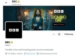 A screenshot of BBC's X account