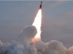 North Korea fired three ballistic missiles toward waters off the east coast that reached a maximum altitude of about 50 kilometers (31 miles) and flew some 350 km.