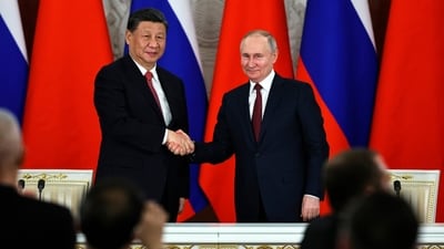 Russian President Vladimir Putin and Chinese President Xi Jinping (AP) Russian President Vladimir Putin and Chinese President Xi Jinping (AP)