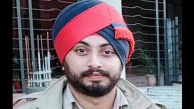 Constable Amritpal Singh was shot dead on Sunday. Constable Amritpal Singh was shot dead on Sunday.