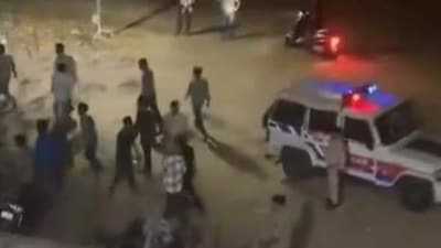 Five foreign national students suffered severe injuries following a late-night brawl at the Gujarat University campus (Video screengrab) Five foreign national students suffered severe injuries following a late-night brawl at the Gujarat University campus (Video screengrab)