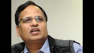 Former Delhi minister Satyendar Jain. (HT PHOTO)
