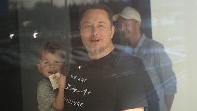 Elon Musk, chief executive officer of Tesla Inc., at the Tesla automotive plant in Gruenheide, Germany. (Bloomberg) Elon Musk, chief executive officer of Tesla Inc., at the Tesla automotive plant in Gruenheide, Germany. (Bloomberg)