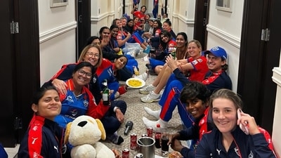 Delhi Capitals after WPL 2024 final defeat. Delhi Capitals after WPL 2024 final defeat.