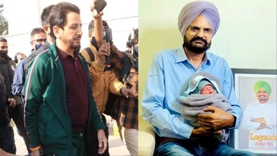 Gurdas Maan visited late Sidhu Moosewala's parents. Gurdas Maan visited late Sidhu Moosewala's parents.
