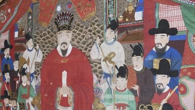 Denny Tamaki, the Governor of Okinawa prefecture, announced the return of the artifacts to the people of Okinawa, Japan, according to the FBI. (AP) Denny Tamaki, the Governor of Okinawa prefecture, announced the return of the artifacts to the people of Okinawa, Japan, according to the FBI. (AP)