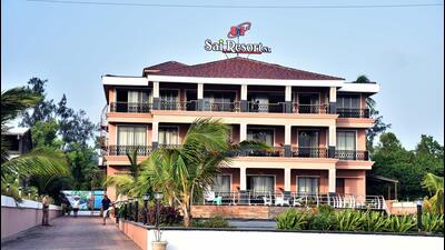 Murud, India - March 26, 2022: Sai Resort, alleged by Kirit Somaiya that the resort is owned by the State Transport Minister and Shiv Sena leader Anil Parab, who has denied any connection to the said resort and threatened to move court against the BJP leader for maligning his image, in Murud, India, on Saturday, March 26, 2022. ((Photo by Anil Phalke/HT Photo) (Hindustan Times) Murud, India - March 26, 2022: Sai Resort, alleged by Kirit Somaiya that the resort is owned by the State Transport Minister and Shiv Sena leader Anil Parab, who has denied any connection to the said resort and threatened to move court against the BJP leader for maligning his image, in Murud, India, on Saturday, March 26, 2022. ((Photo by Anil Phalke/HT Photo) (Hindustan Times)