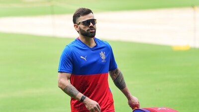 Kohli on Sunday was seen speaking to RCB women's captain Smriti Mandhana via a video call soon after they won the 2024 WPL final against Delhi Capitals. (PTI) Kohli on Sunday was seen speaking to RCB women's captain Smriti Mandhana via a video call soon after they won the 2024 WPL final against Delhi Capitals. (PTI)
